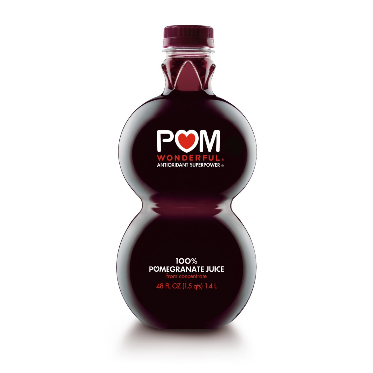 slide 1 of 7, POM Wonderful Antioxidant Superpower 100% Pomegranate Juice, 48 fl oz, 48 oz