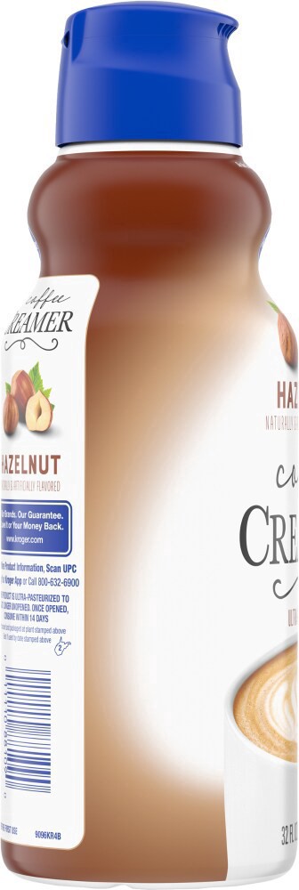 slide 4 of 5, Kroger Coffee Creamer - Hazelnut, 32 fl oz