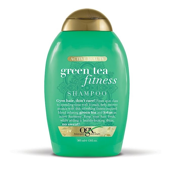 slide 1 of 1, OGX Active Beauty Green Tea Fitness Shampoo, 13 oz