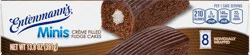 Entenmann's Entenmanns Mini Creme Filled Fudge Cakes 8 Ct 13.8 Oz