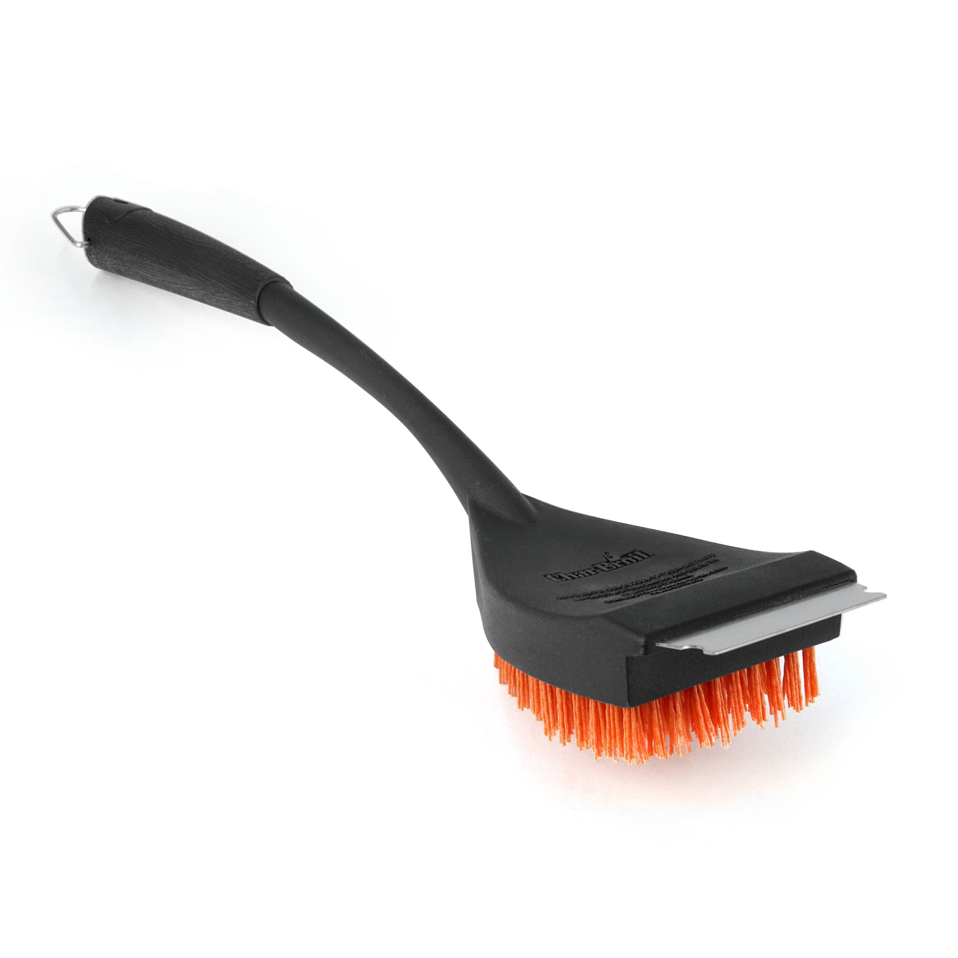 slide 1 of 1, Char-Broil Contour Handle Nylon Grill Brush Black, 1 ct