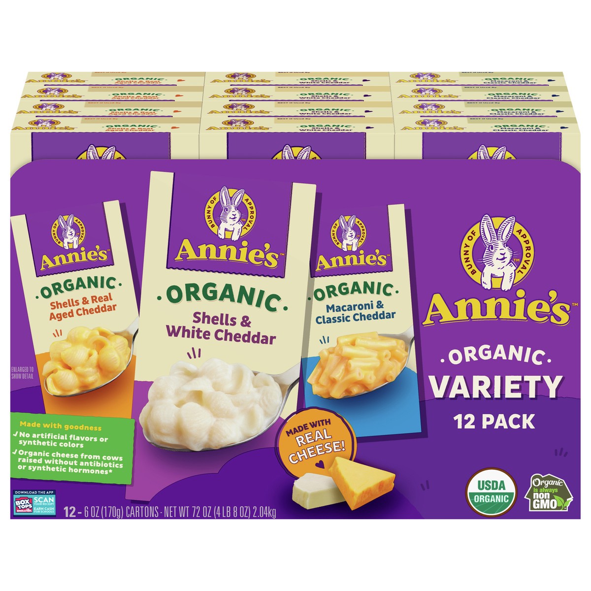 slide 10 of 14, Annie's Organic Mac and Cheese Variety Pack, 12 ct