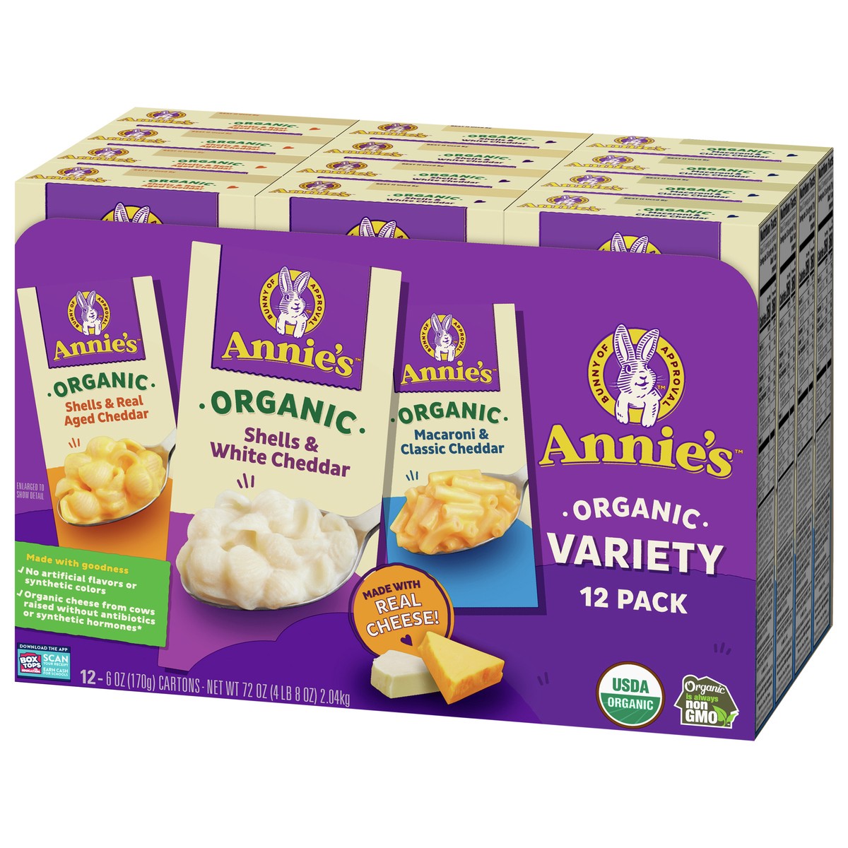 slide 11 of 14, Annie's Organic Mac and Cheese Variety Pack, 12 ct