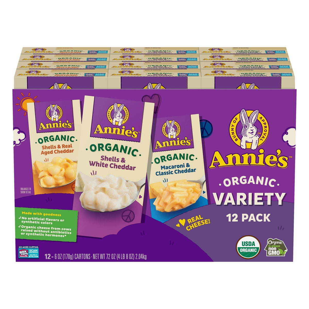Organic Annies Mac & Cheese Variety 12 ct; 6 oz Shipt Organic Annies Mac & Cheese Variety 12 ct; 6 oz Shipt