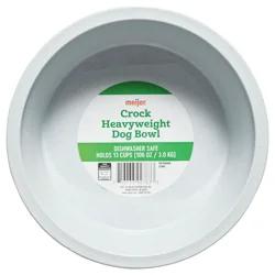 Meijer Heavyweight Crock Pet Dish, Jumbo, 1 Ct