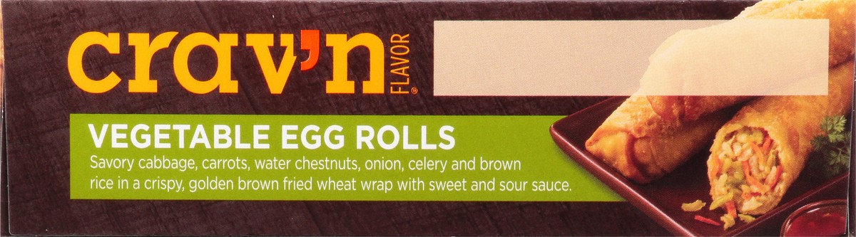 slide 3 of 9, Crav'n Flavor Vegetable Egg Rolls 4 ea, 4 ct