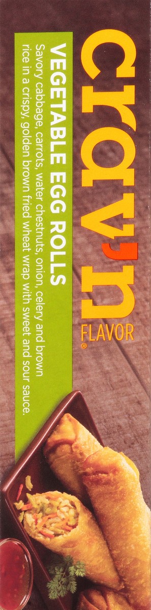 slide 6 of 9, Crav'n Flavor Vegetable Egg Rolls 4 ea, 4 ct
