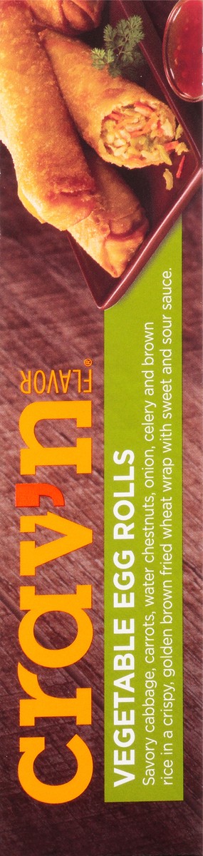slide 4 of 9, Crav'n Flavor Vegetable Egg Rolls 4 ea, 4 ct