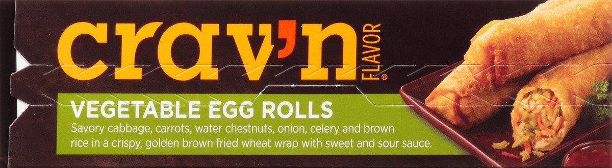 slide 5 of 9, Crav'n Flavor Vegetable Egg Rolls 4 ea, 4 ct