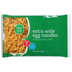 Food Club Extra Wide Egg Noodles 16 oz
