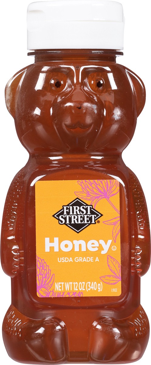 slide 12 of 14, First Street Honey 100% Pure Clover, 12 oz