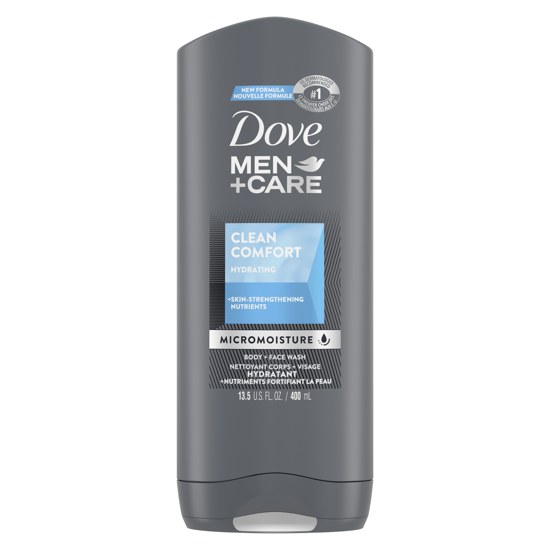 slide 4 of 4, Dove Body and Face Wash Hydrating Clean Comfort, 13.5 oz, 13.5 oz