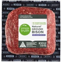 Simple Truth 90% Lean Natural Ground Bison