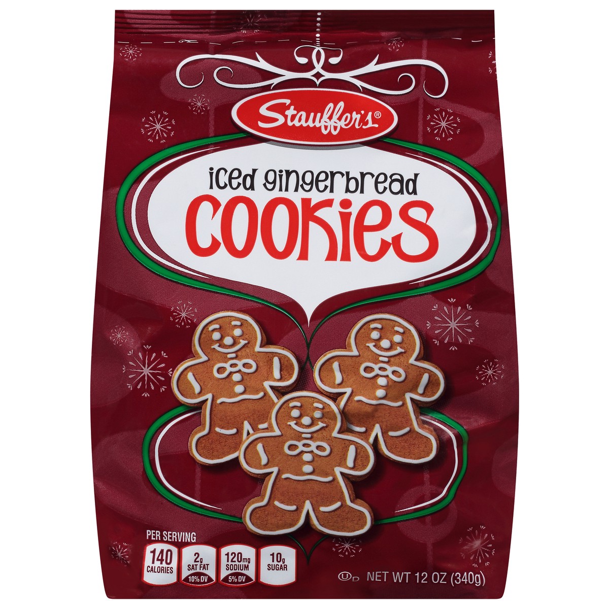 slide 1 of 9, Stauffer's Iced Gingerbread Cookies, 12 oz