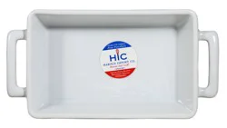 Harold Import Co. Whiteware 8 x 5 Inch Lasagna Dish