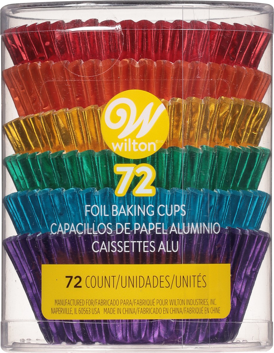 slide 2 of 9, Wilton Foil Baking Cups 72 ea, 72 ct