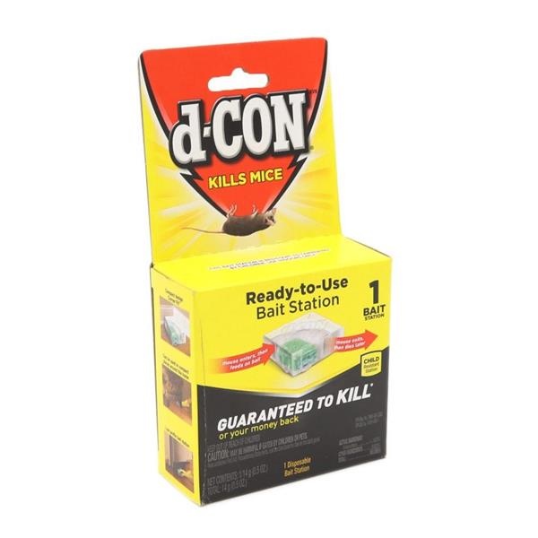 slide 1 of 1, d-Con Mice Bait Station, 1 ct