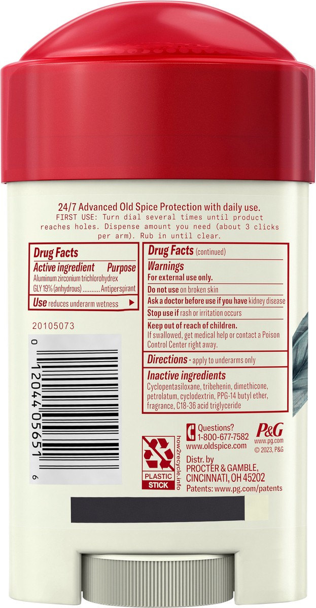 slide 3 of 7, Old Spice Antiperspirant and Deodorant for Men, 24/7 Freshness, Long Lasting Sweat and Odor Protection, Legendary Fragrance, Sweat Defense, Deep Sea, 2.6oz, 2.6 oz