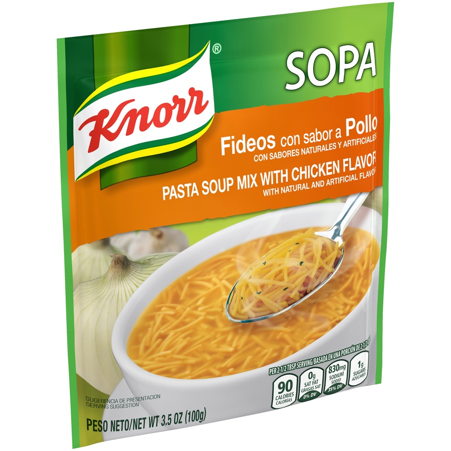 slide 2 of 5, Knorr Chicken Flavored Pasta Soup Mix, 3.5 oz