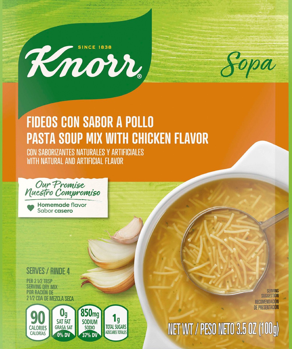 slide 3 of 3, Knorr Sopa Pasta Soup Mix Chicken Noodle, 3.5 oz, 3.5 oz