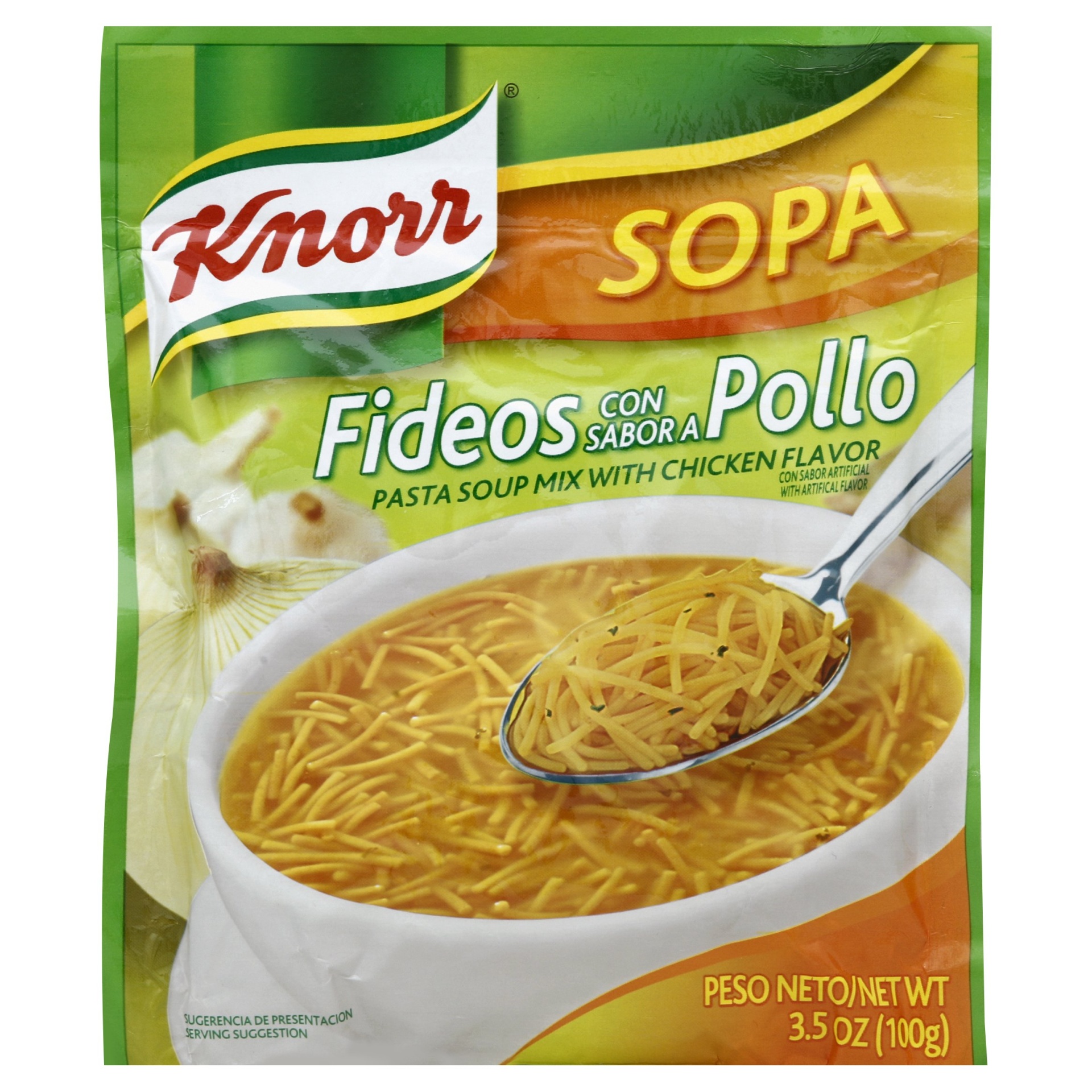 slide 1 of 5, Knorr Chicken Flavored Pasta Soup Mix, 3.5 oz