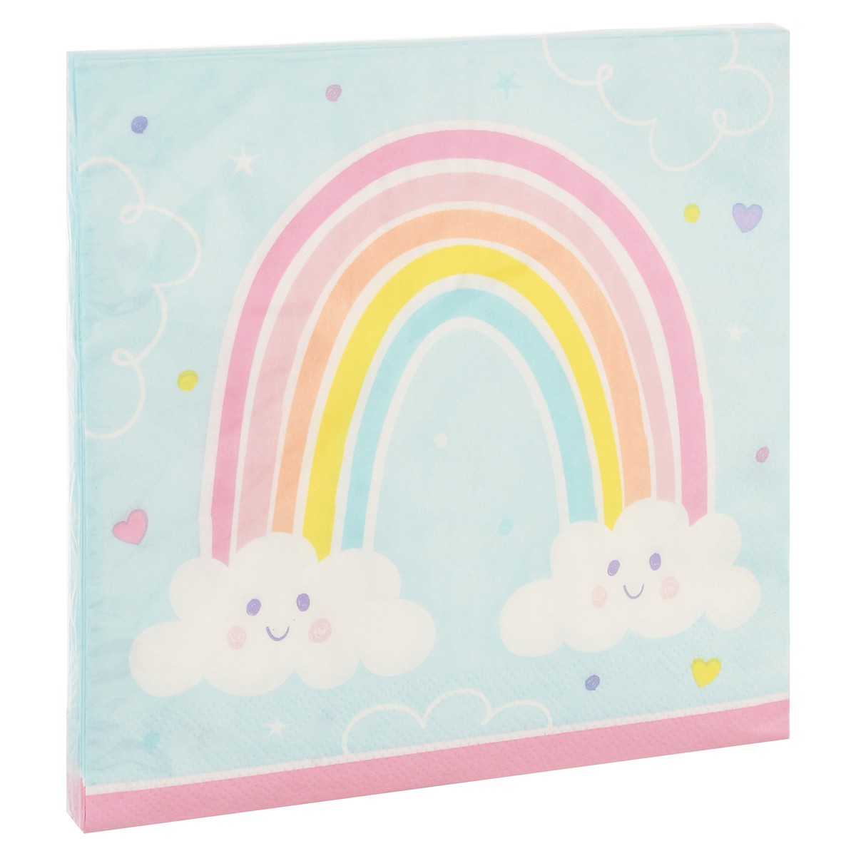 slide 8 of 9, Celebrations Happy Rainbow Lunch Napkin, 2 ct