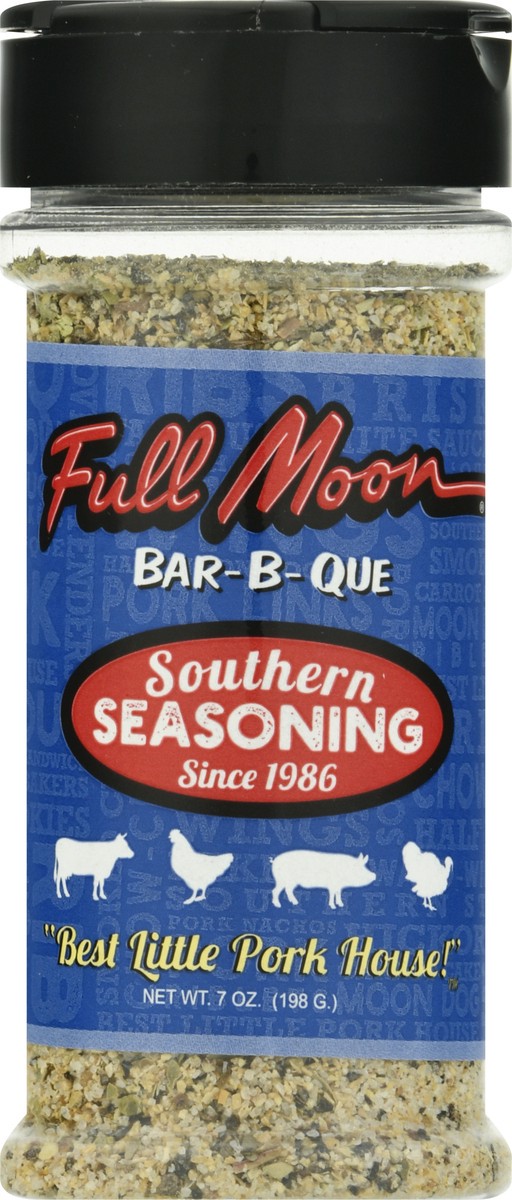 slide 1 of 12, Full Moon Southern Bar-B-Que Southern Seasoning 7 oz, 7 oz