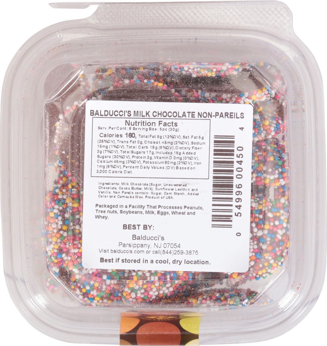 slide 12 of 13, Bal Milk Choc Nonpariels - 6.75 oz, 6.75 oz