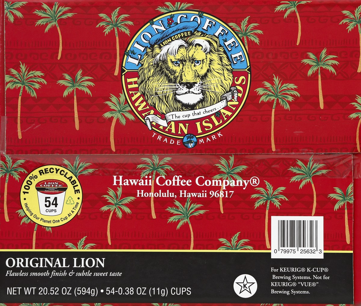slide 5 of 5, Lion Coffee Kcup Pods Original Roast, 54 ct