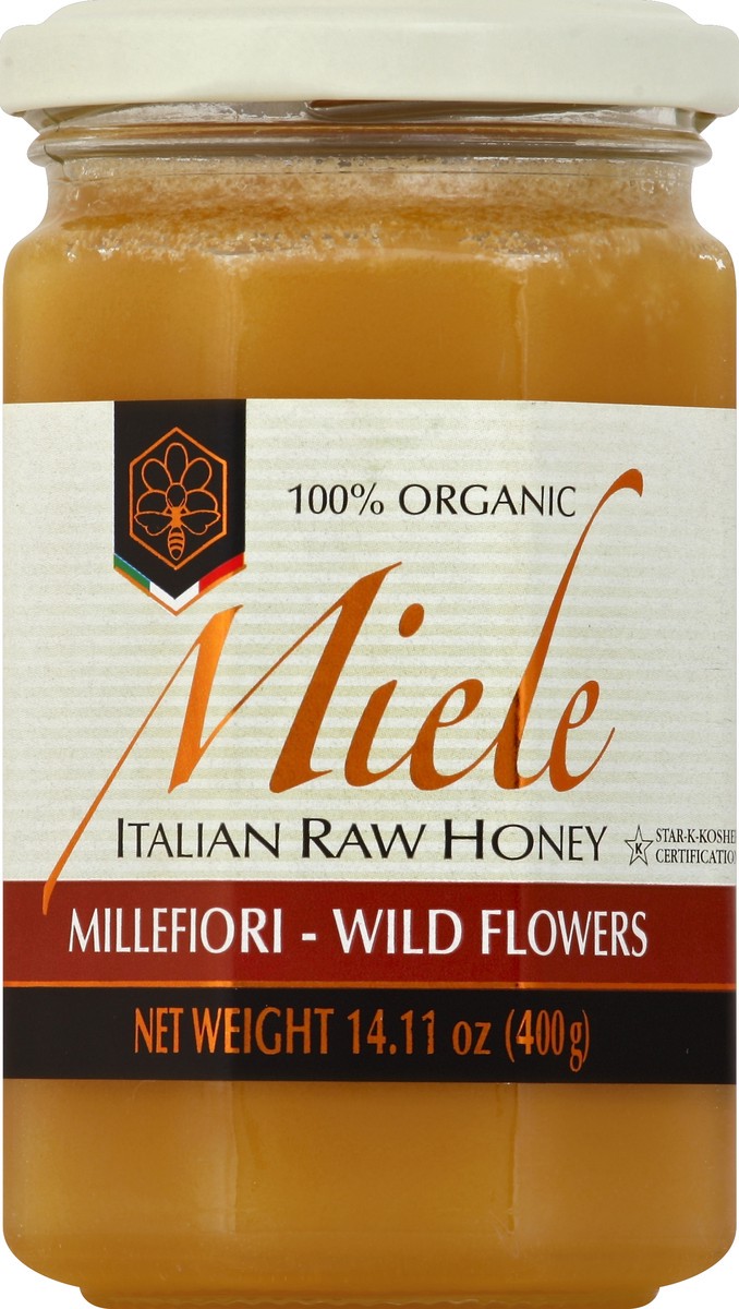slide 2 of 2, ADI Apicoltura Honey, Italian Raw, Millefiori - Wild Flowers, 14.11 oz