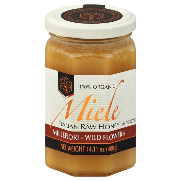 slide 1 of 2, ADI Apicoltura Honey, Italian Raw, Millefiori - Wild Flowers, 14.11 oz
