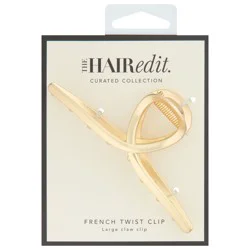 The Hair Edit Curated Collection Large Claw French Twist Clip 1 ea