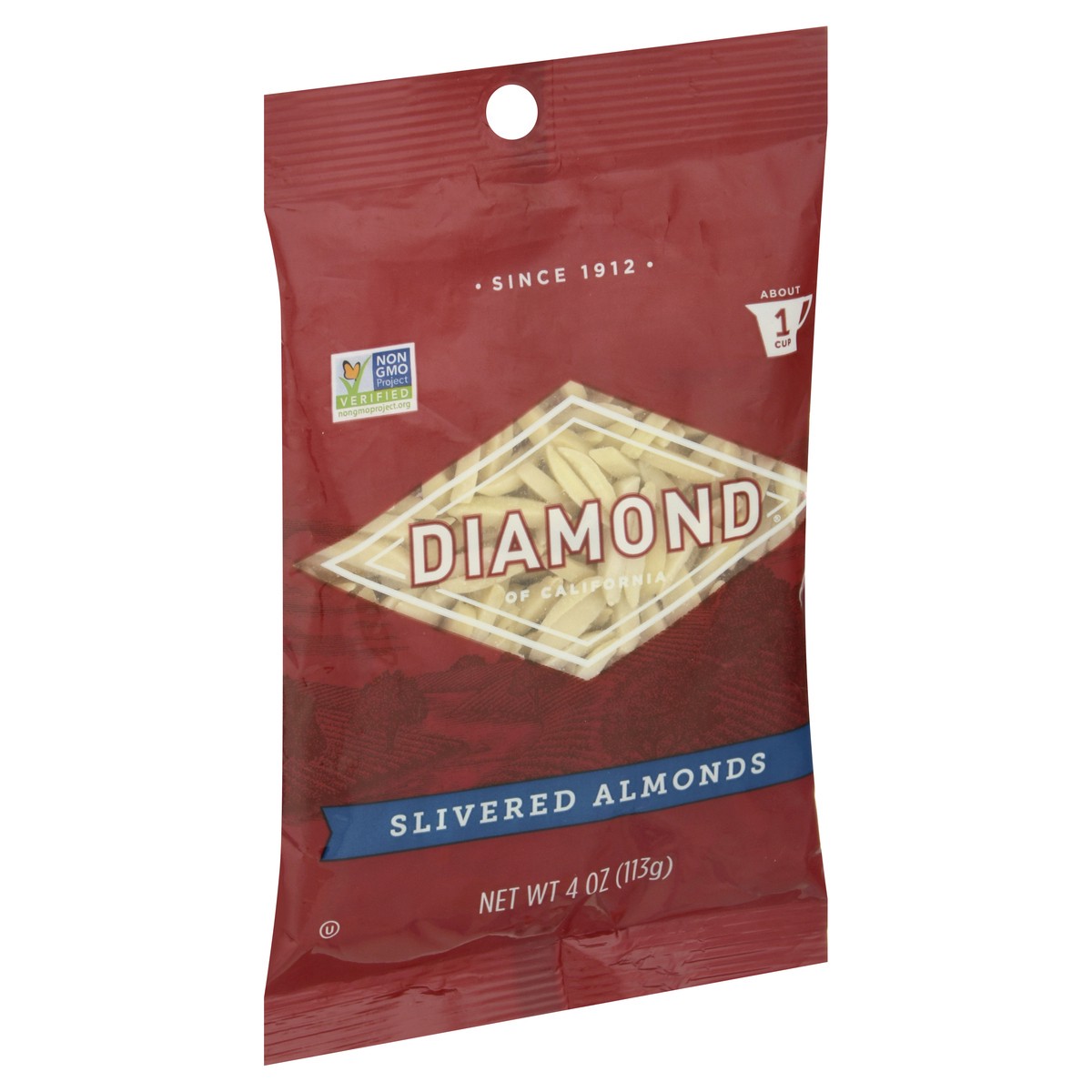 slide 6 of 12, Diamond Slivered Almonds 4 oz, 4 oz