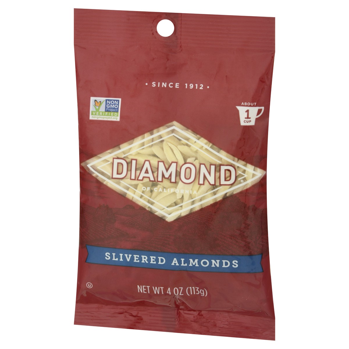 slide 8 of 12, Diamond Slivered Almonds 4 oz, 4 oz