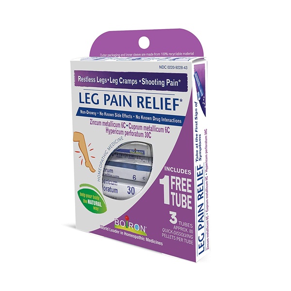 slide 1 of 1, Boiron Leg Pain Relief, 3 ct