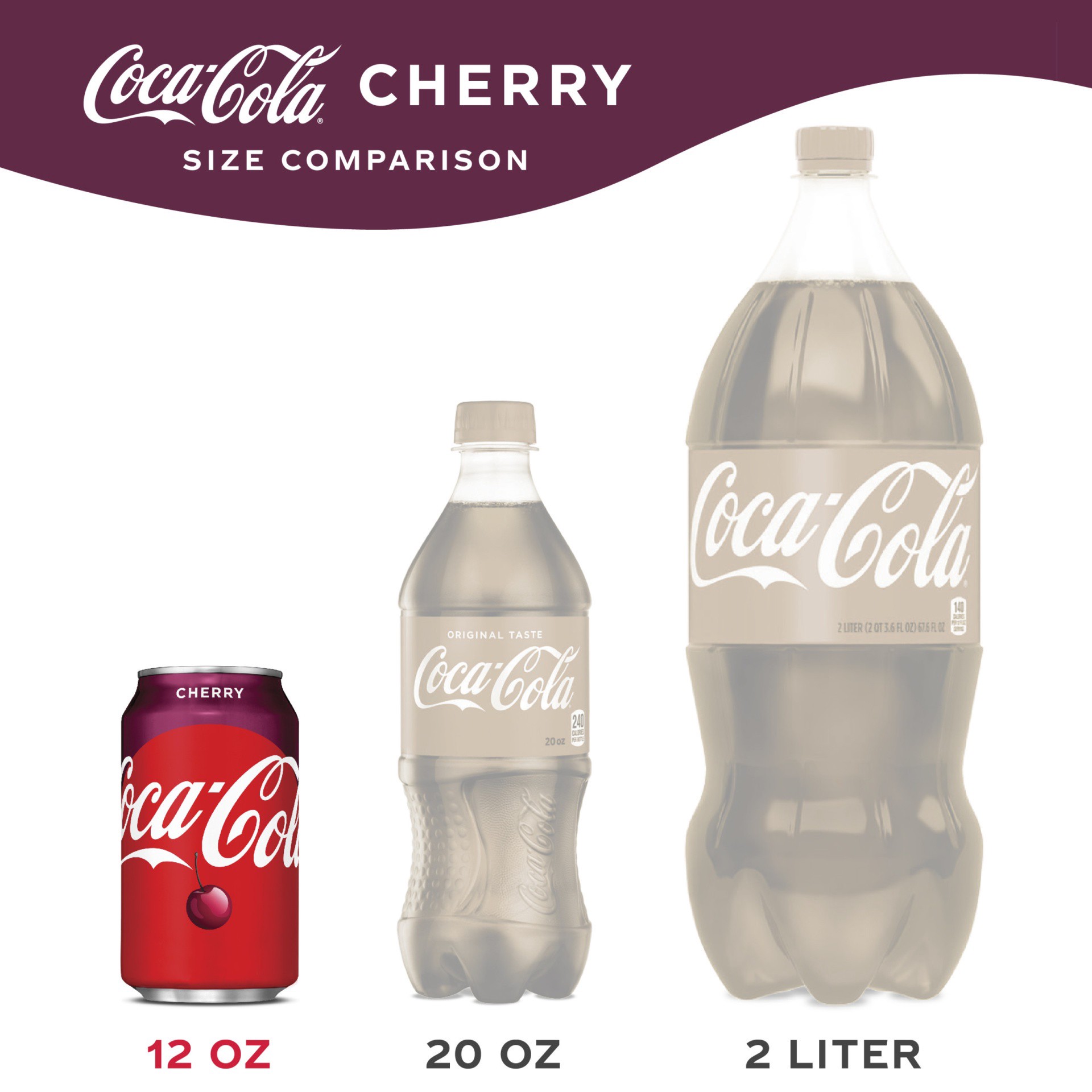 slide 2 of 13, Coca-Cola Cherry Soda Soft Drink, 12 fl oz, 6 ct
