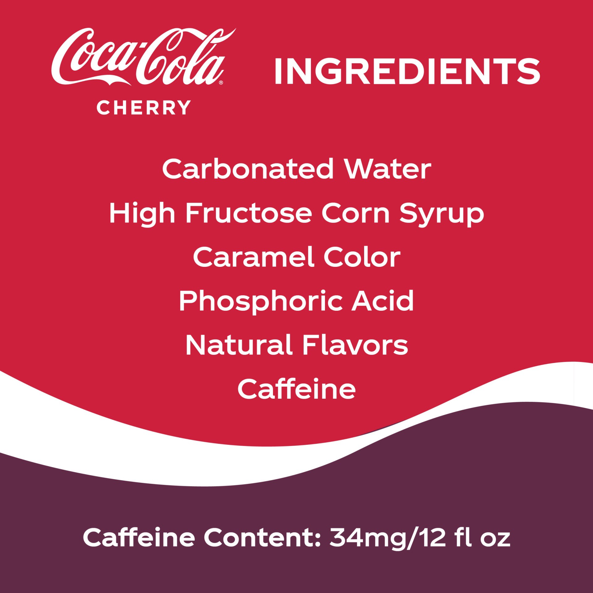 slide 12 of 13, Coca-Cola Cherry Soda Soft Drink, 12 fl oz, 6 ct