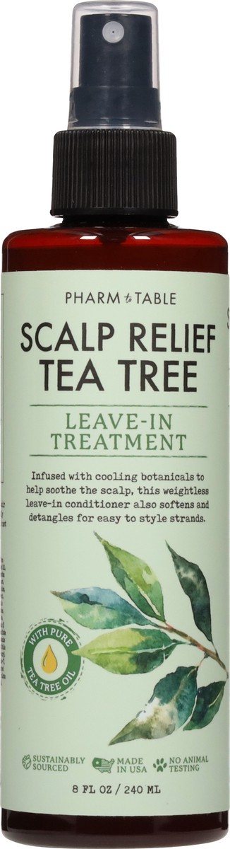 slide 3 of 12, Pharm to Table Scalp Relief Tea Tree Leave-In Treatment 8 fl oz, 8 fl oz