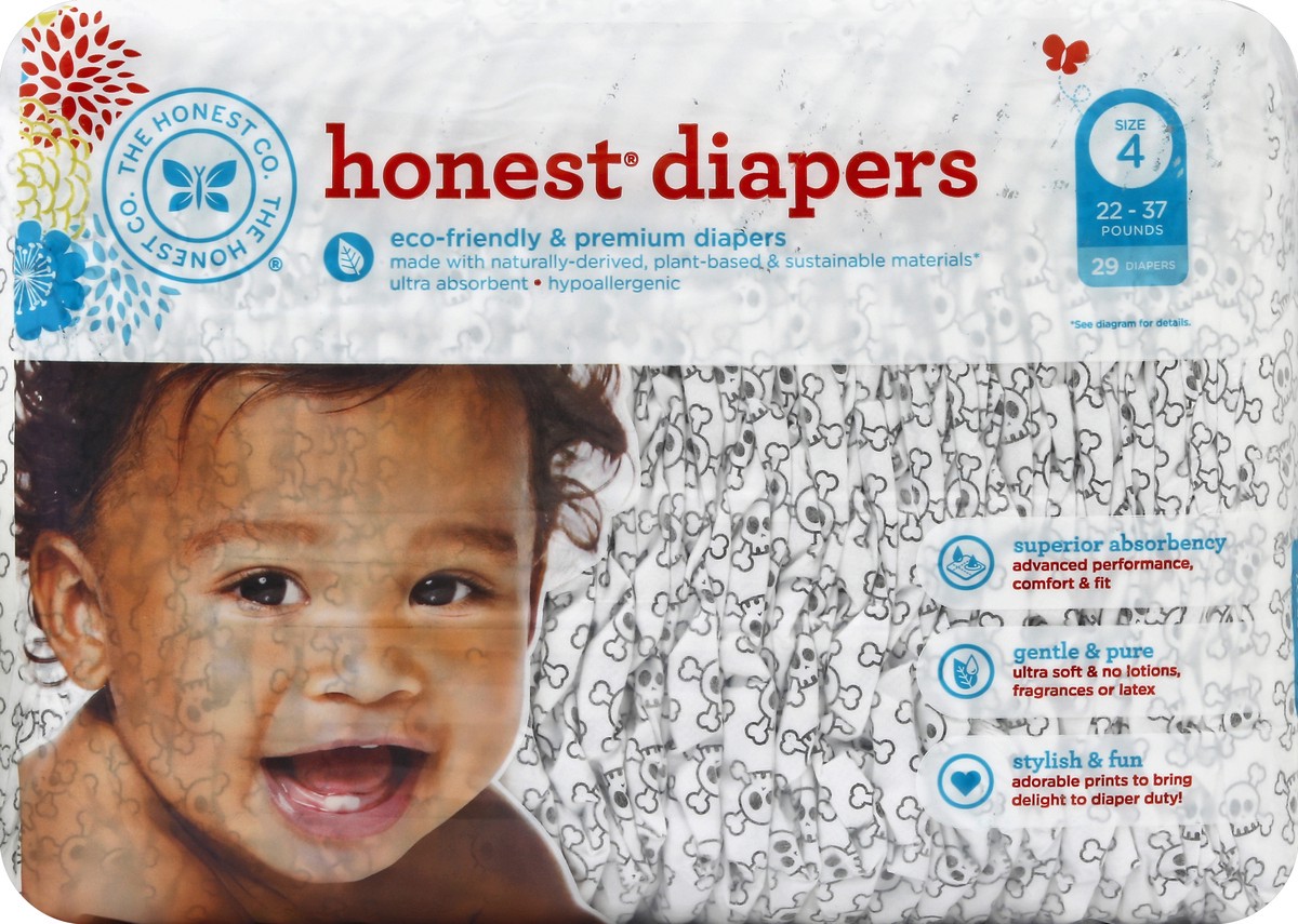 slide 4 of 4, The Honest Co. Diapers 29 ea, 29 ct