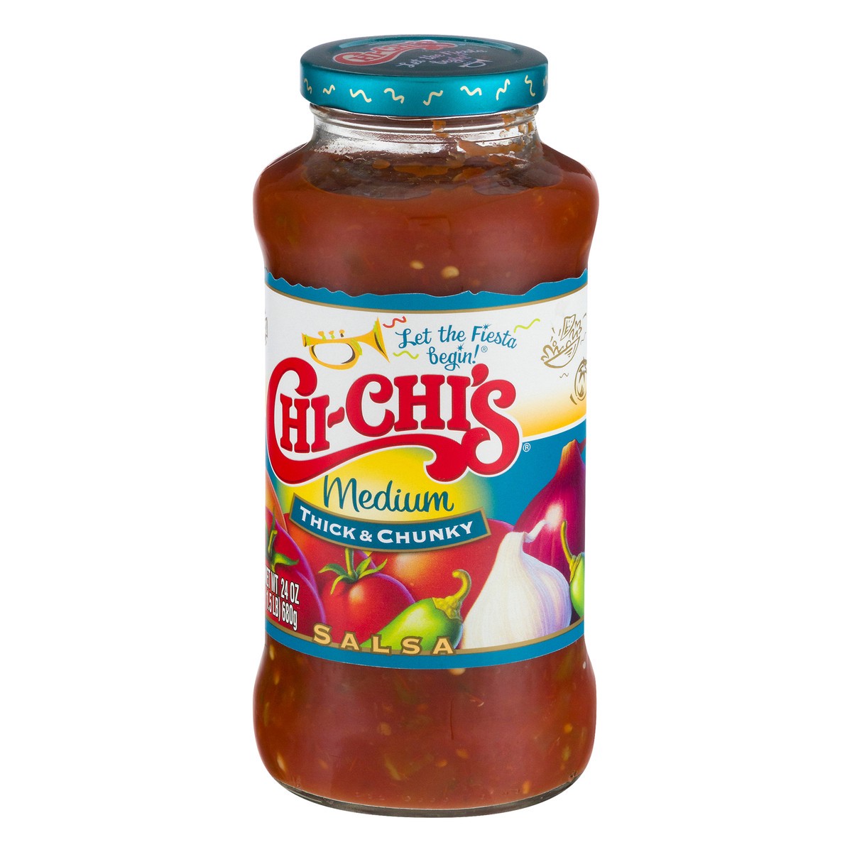 slide 3 of 9, Chi-Chi's Medium Thick & Chunky Salsa 24 oz, 24 oz