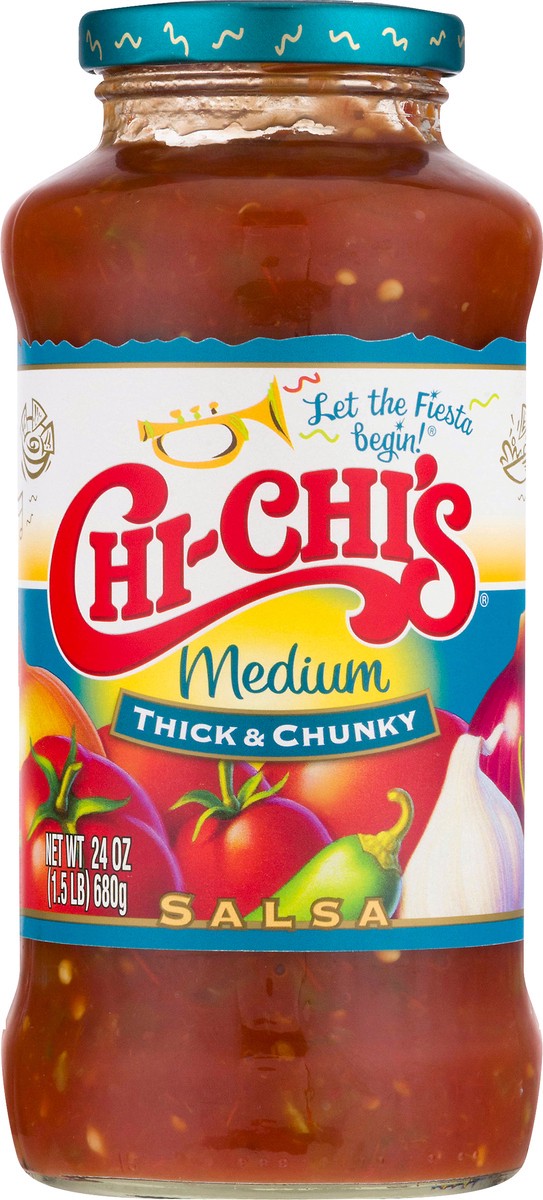 slide 6 of 9, Chi-Chi's Medium Thick & Chunky Salsa 24 oz, 24 oz