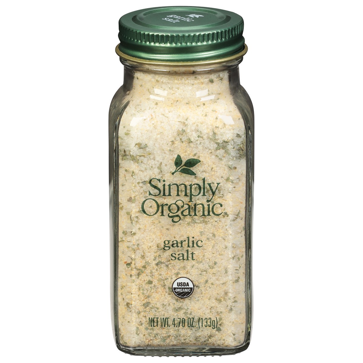 slide 1 of 9, Simply Organic Garlic Salt, 4.7 oz