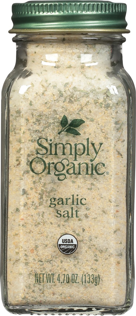 slide 2 of 9, Simply Organic Garlic Salt, 4.7 oz