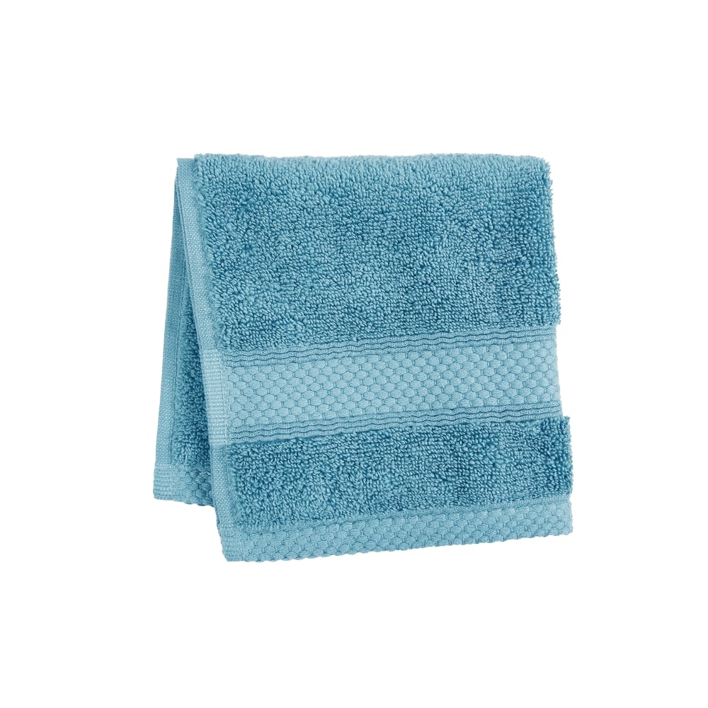 slide 1 of 1, HD Designs Turkish Washcloth - Blue, 1 ct