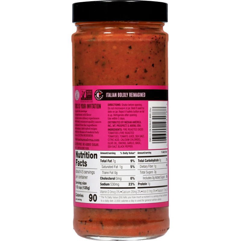 slide 4 of 5, Cucina Moderna Robust Marinara Sauce 20 oz, 12 ct; 20 oz