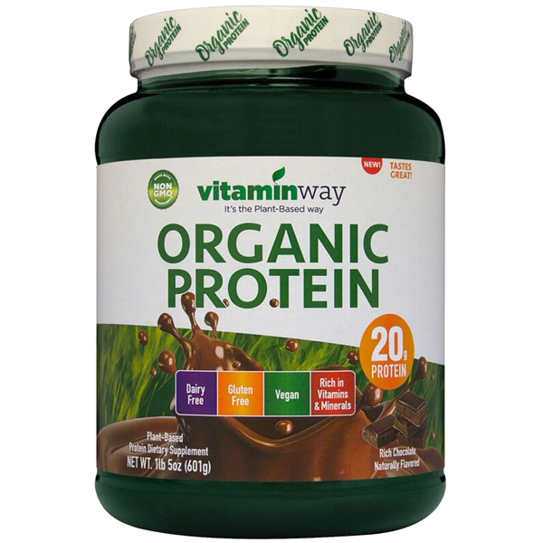 slide 1 of 1, Vitamin Way Organic Protein (Rich Chocolate), 1 lb 5 oz