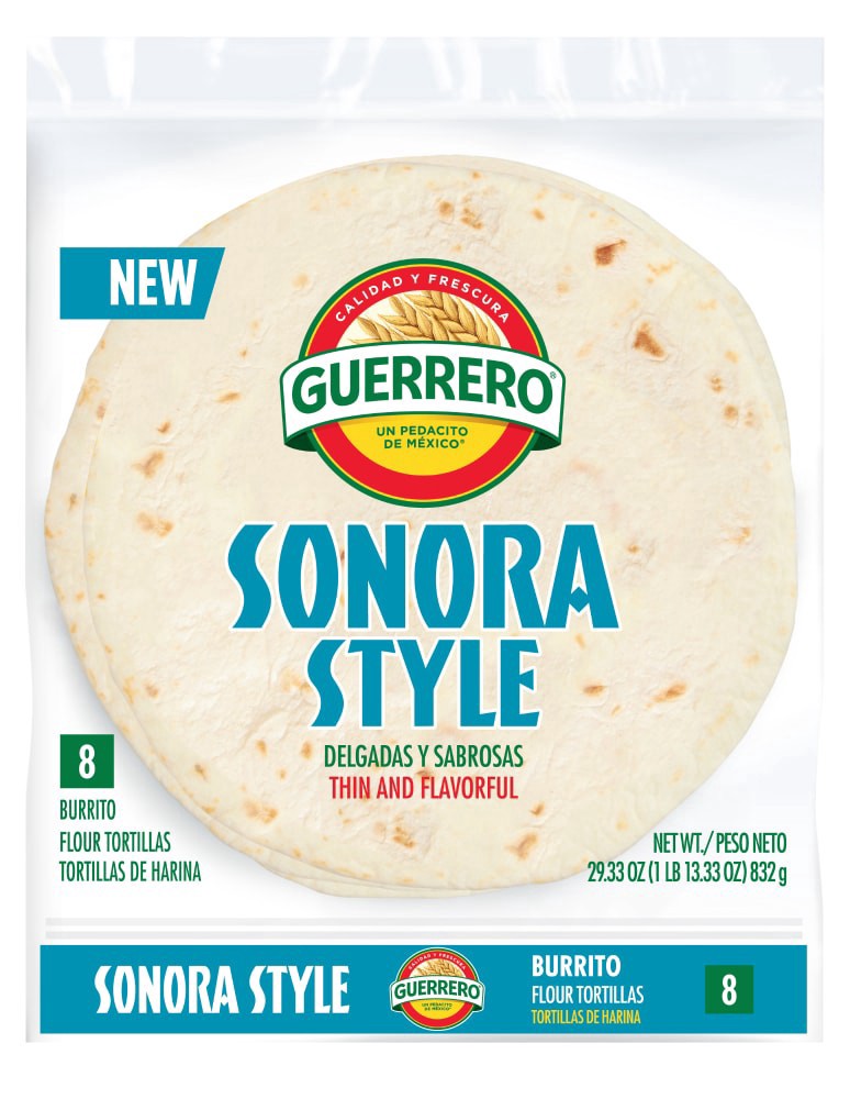 slide 2 of 2, Guerrero Sonora Style Flour Tortilla Burrito, 29.33 oz