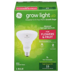 GE Grow Light 9 Watts LED Light Bulb 1 ea