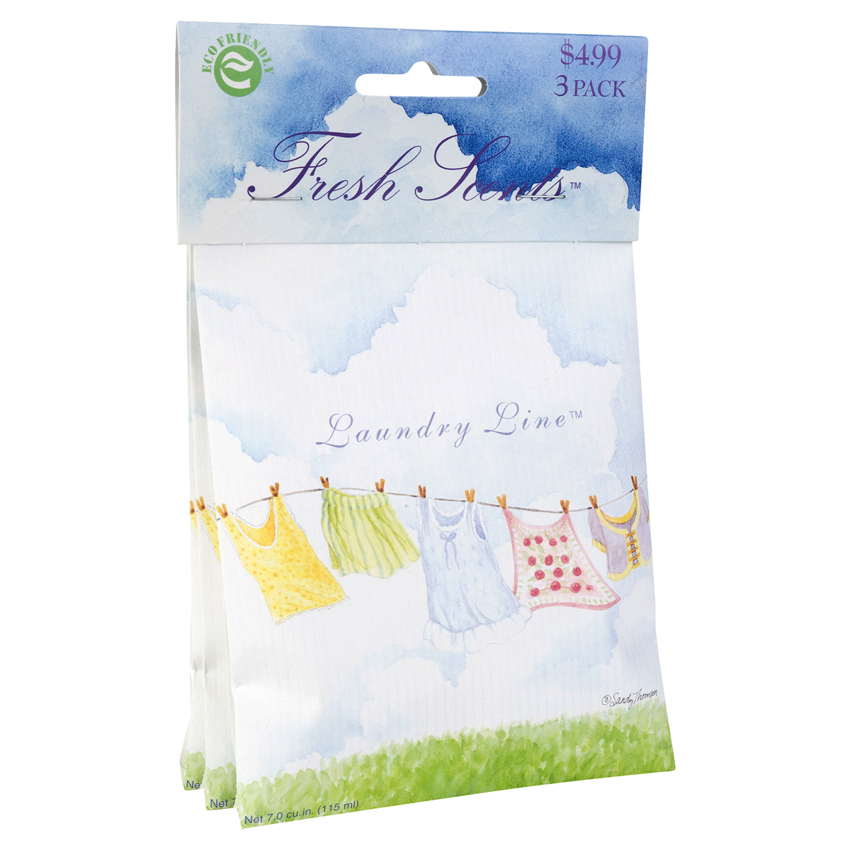 slide 1 of 1, WillowbrookScented Sachet in Laundry Line, 3 ct