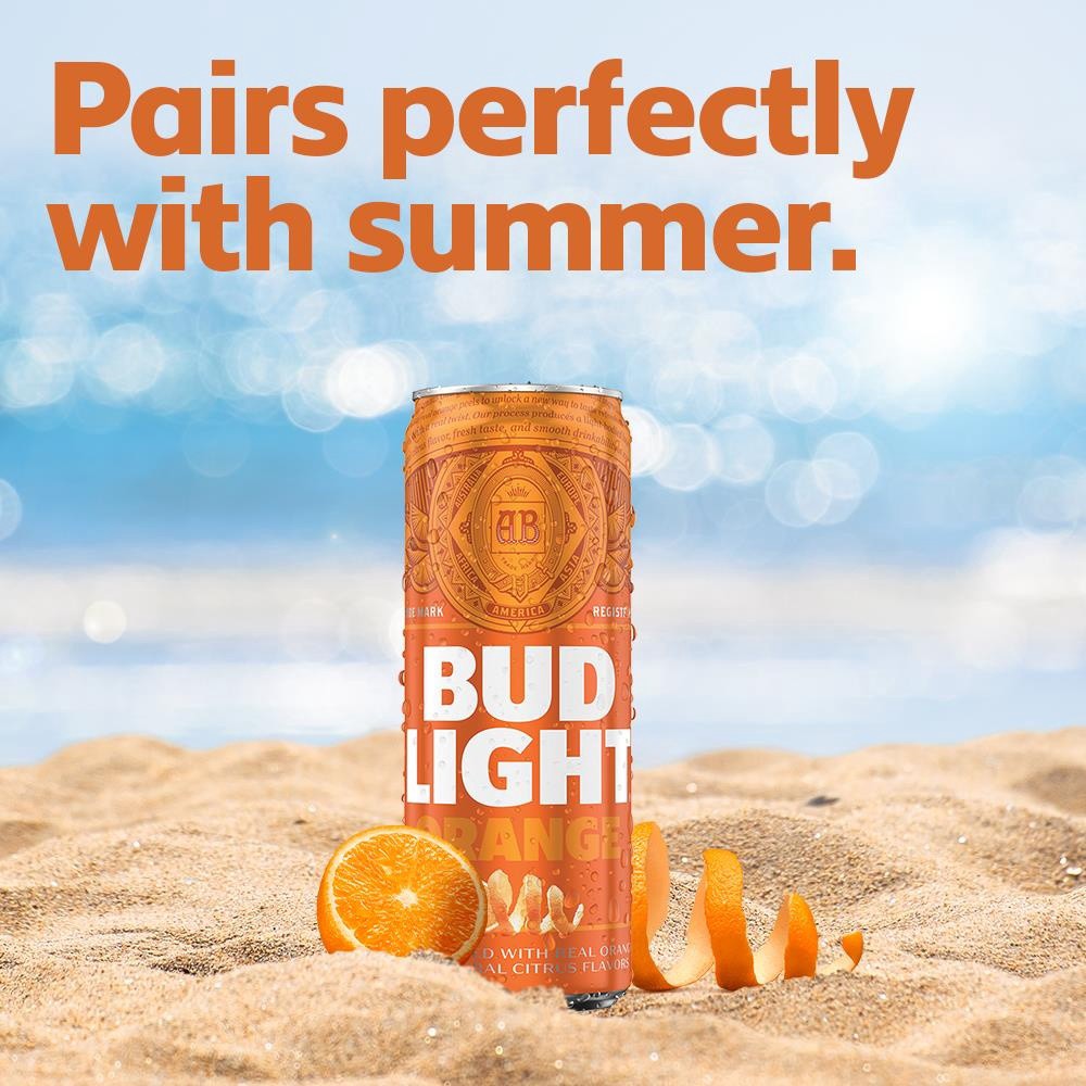 slide 7 of 7, Bud Light Orange Orange Beer, 12 fl oz